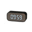 Minimalist LED Digital Alarm Clock – Modern Black Edition