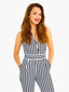Black & White Striped Women’s Jumpsuit