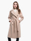 Belted Double-Breasted Trench Coat