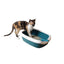 Open Cat Litter Box with Scoop – Easy Clean & Spacious Design