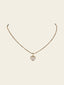Pavé Heart Pendant Necklace 14K Yellow Gold