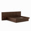 Modern Walnut Platform Bed Frame