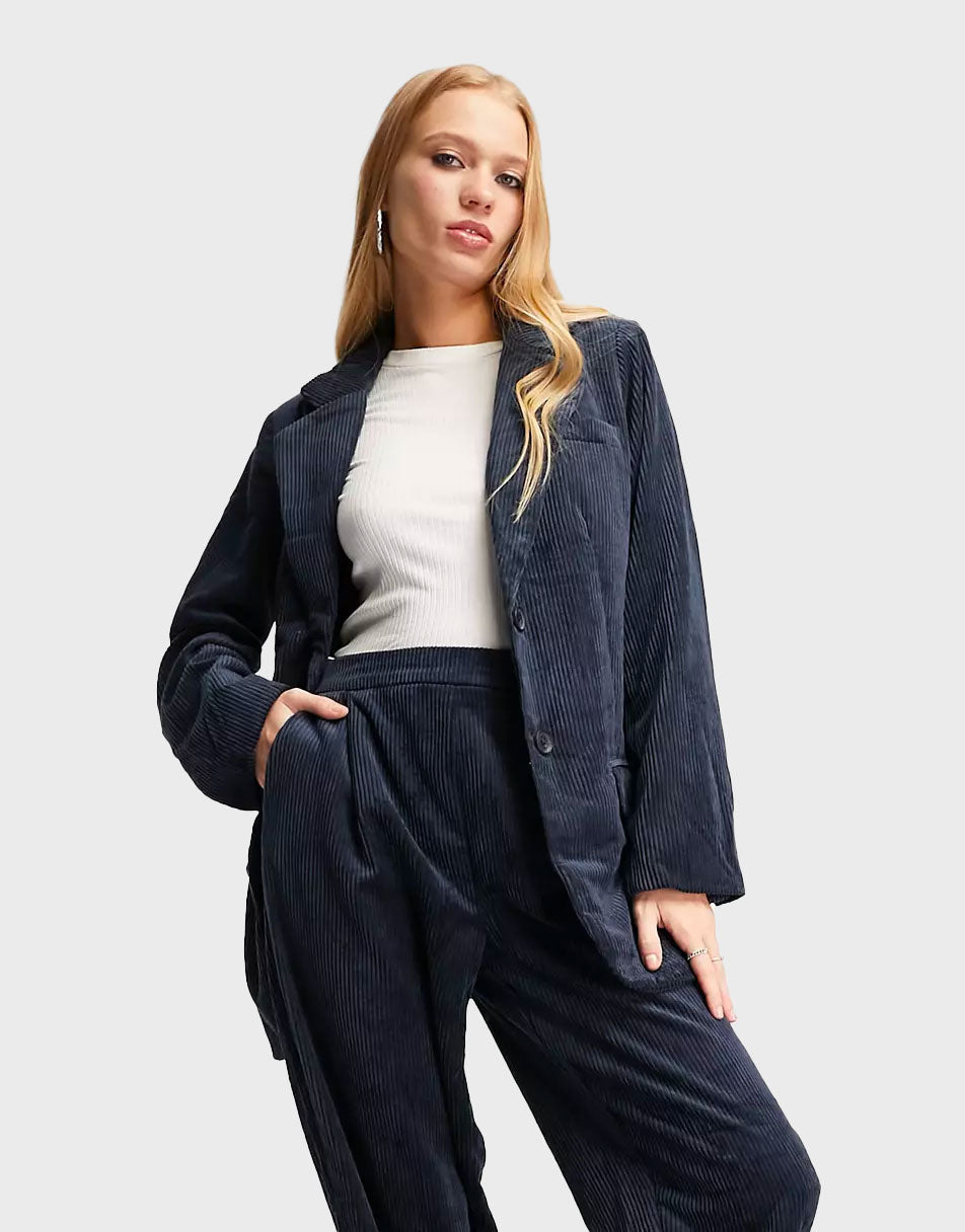 Midnight Corduroy Tailored Suit Set Hauptbild
