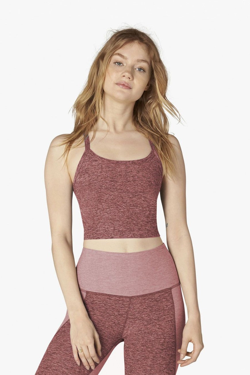 Heathered Performance Crop Top Hauptbild
