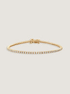 Classic Diana Tennis Bracelet 2.90ctw Yellow Gold