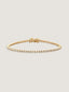 Classic Diana Tennis Bracelet 2.90ctw Yellow Gold