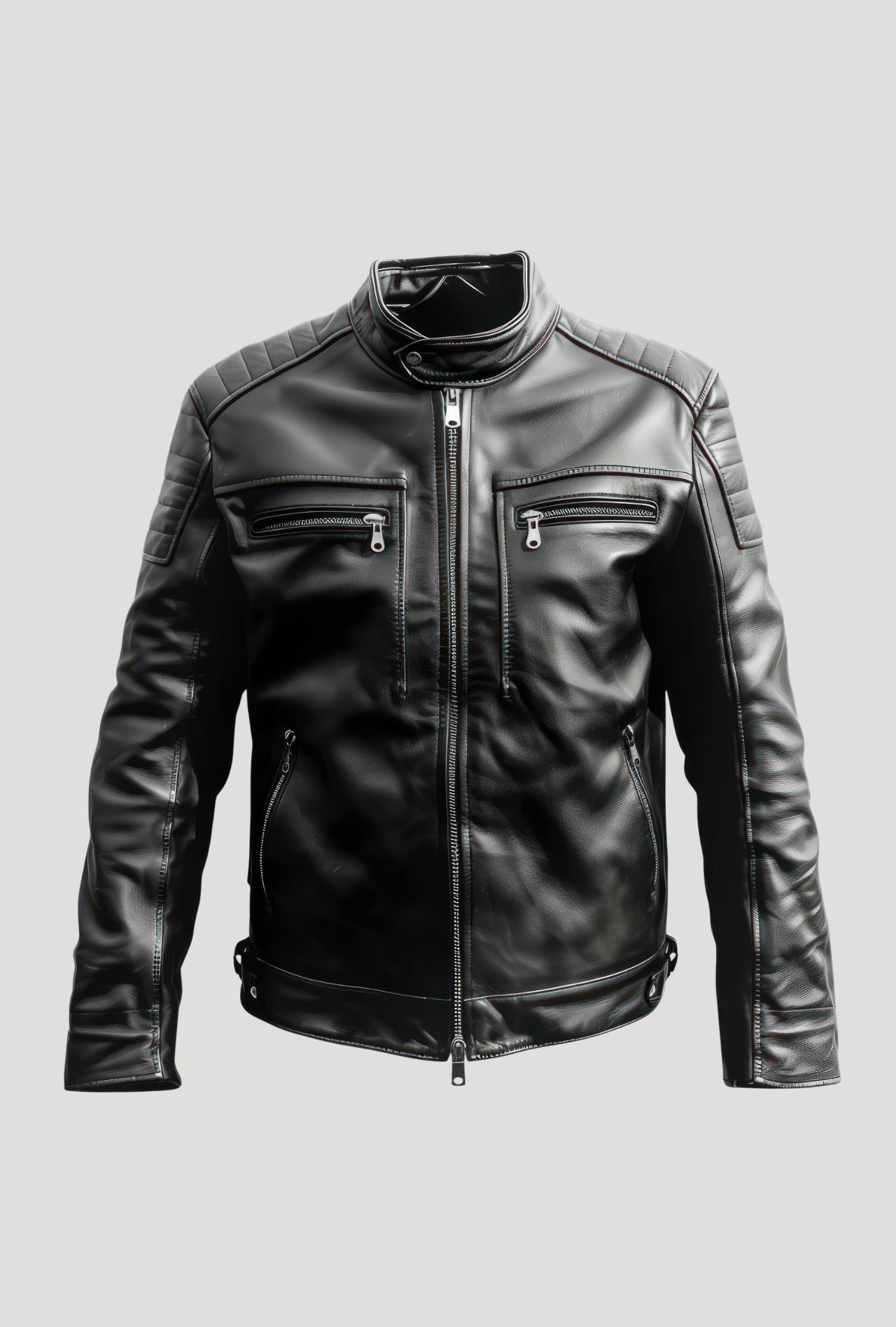 Classic Black Leather Jacket