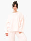Soft Pink Oversized Sweatshirt