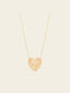 Golden Bloom Heart Necklace
