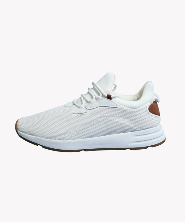 White Mesh Trainers
