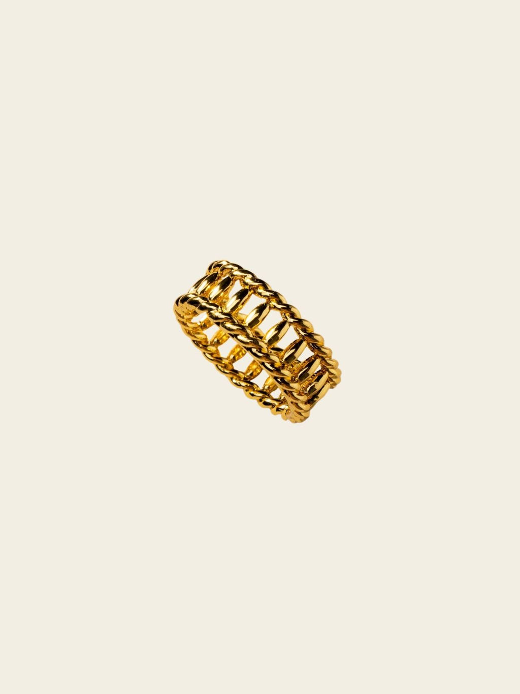 Interlock Chain Band Ring