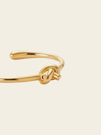 Eternal Knot Open Bangle