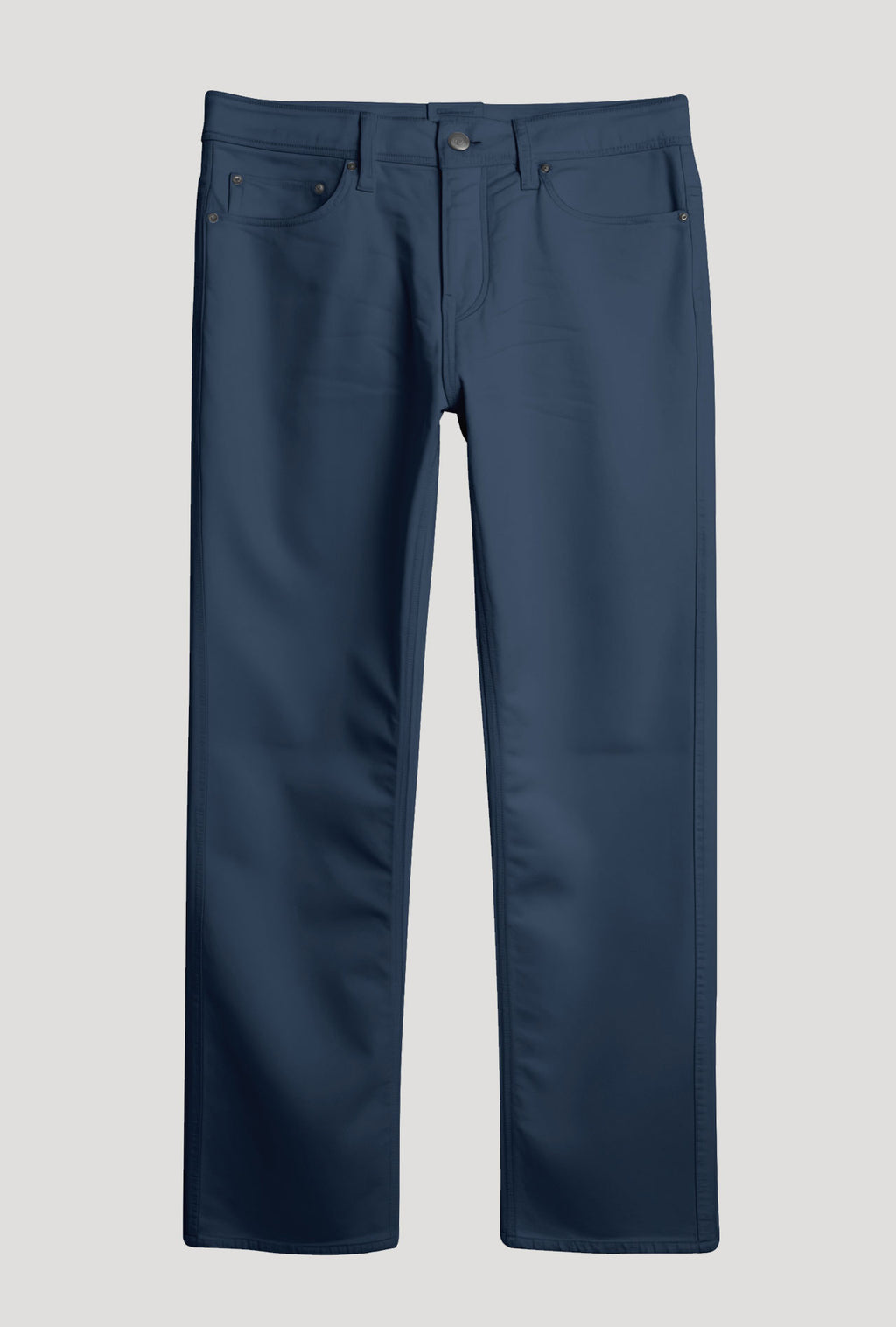 Men’s Classic Navy Straight-Leg Pants