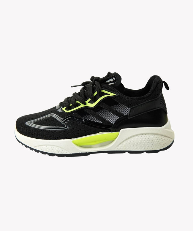 Black Neon Trainers Hover Image