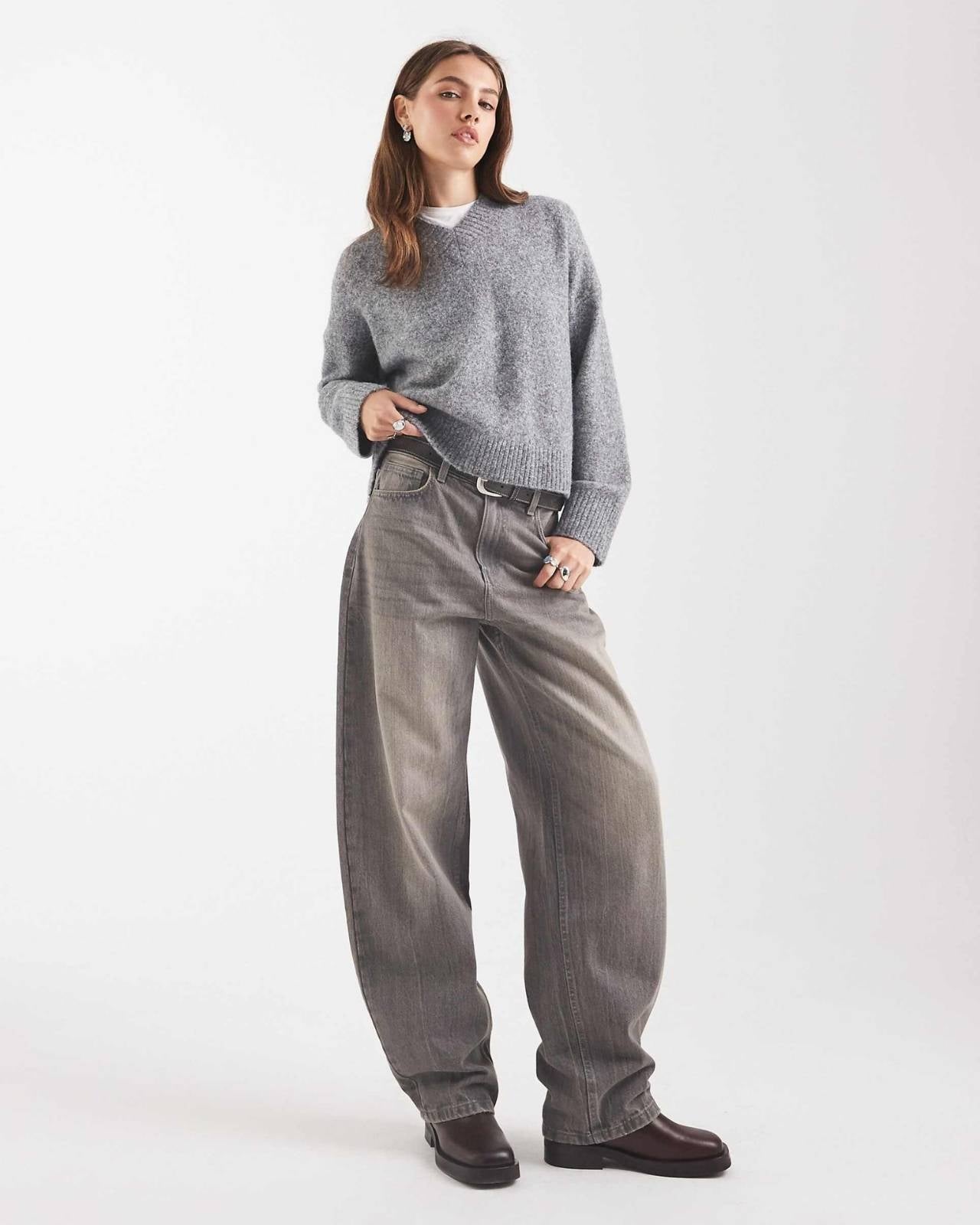 V-Neck Wool Blend Sweater Main image