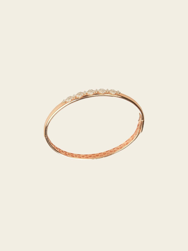 Rose Radiance Diamond Bangle