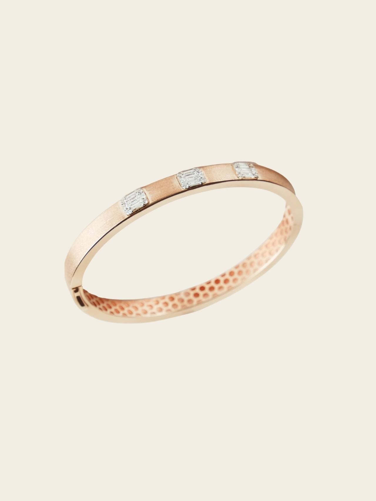 Rose Radiance Diamond Bangle