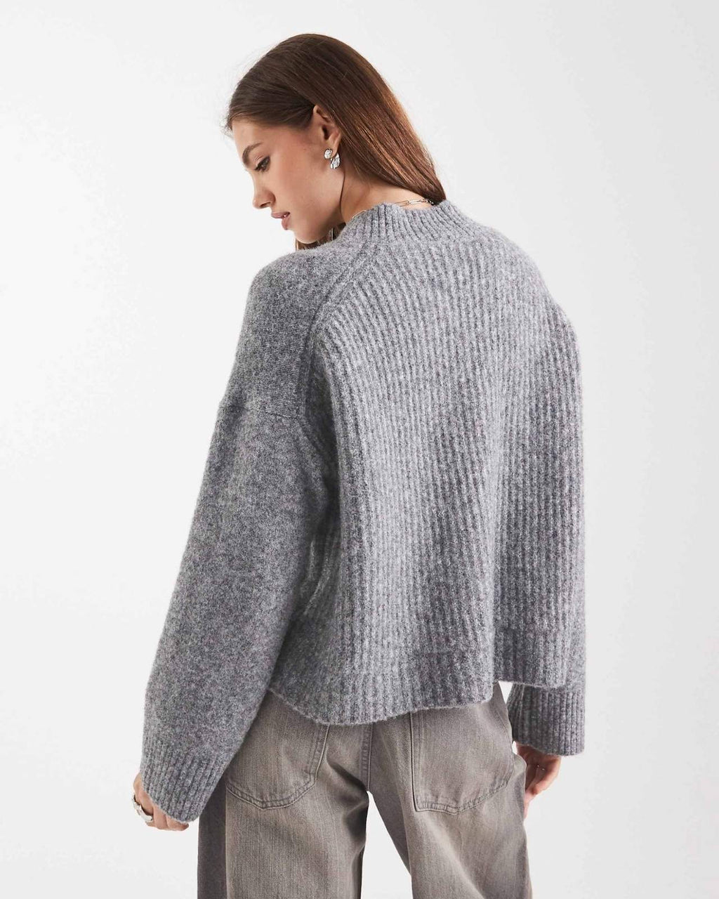 V-Neck Wool Blend Sweater