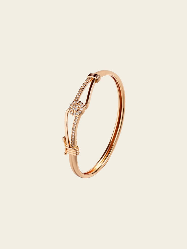 Celestial Orbit Diamond Bangle Hover Image