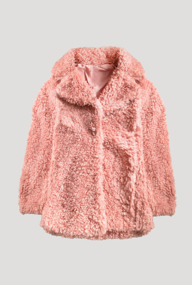 Cozy Faux Fur Hooded Jacket Main Image
