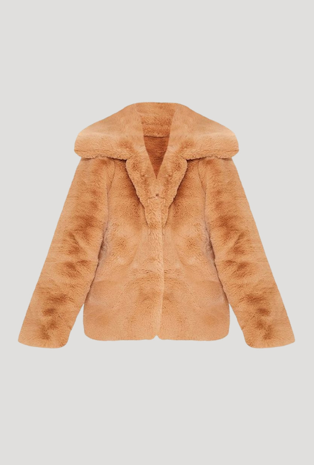 Cozy Faux Fur Hooded Jacket