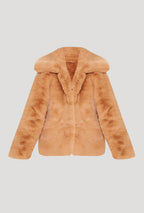 Cozy Faux Fur Hooded Jacket