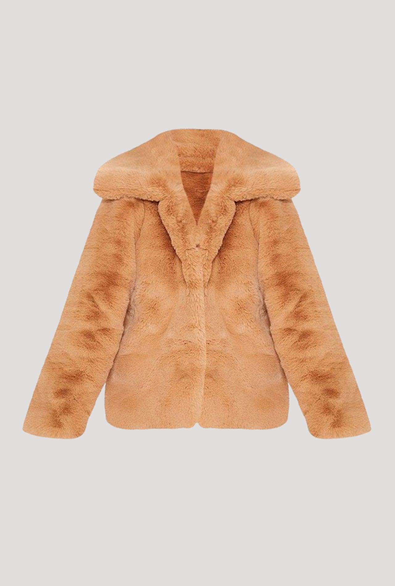 Cozy Faux Fur Hooded Jacket