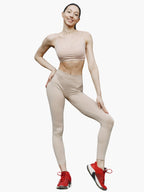 One-Shoulder Cutout Sports Bra & Relaxed Joggers Set