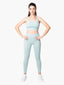Seamless Sports Bra & High-Waist Leggings Set