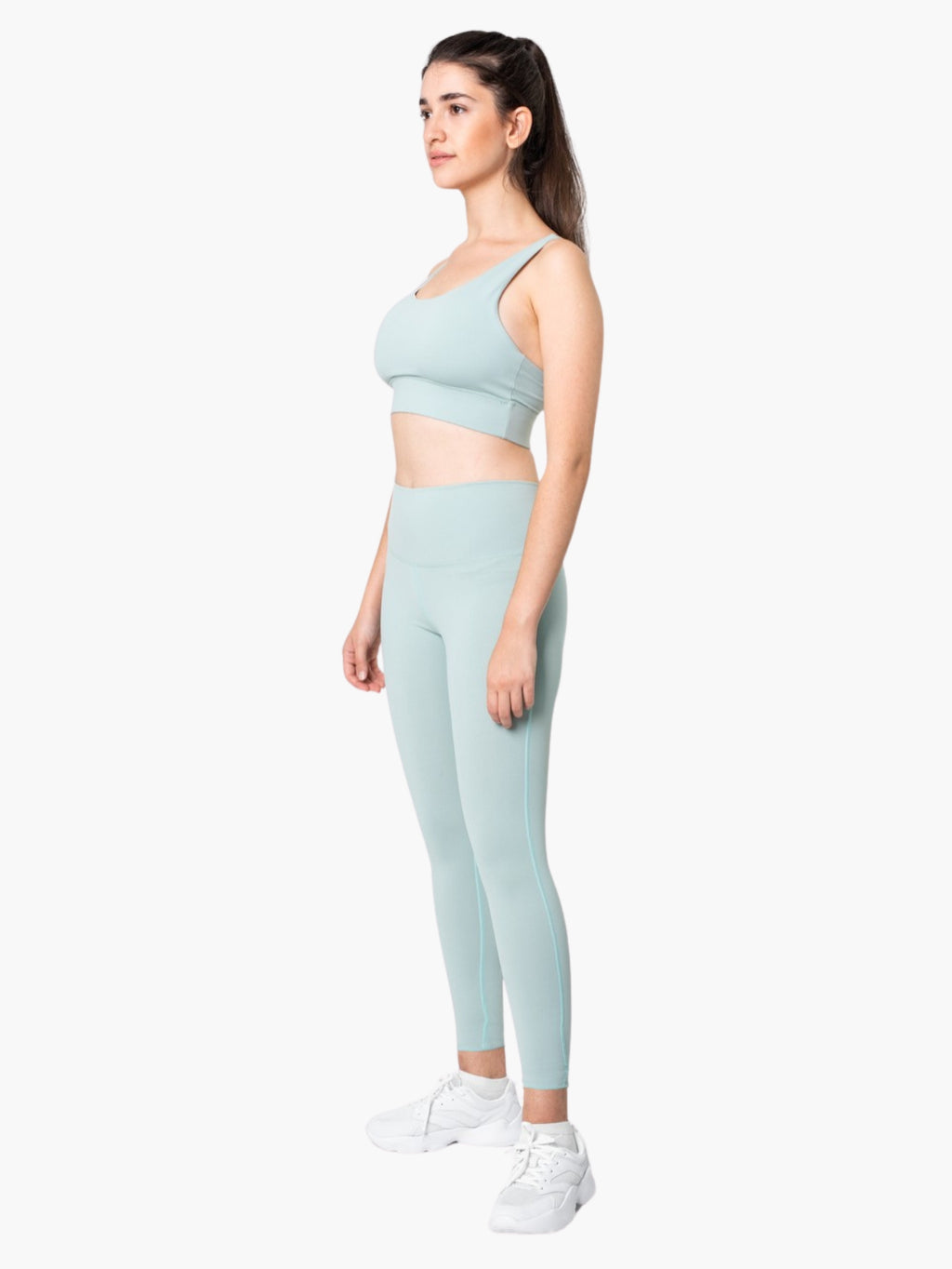 Seamless Sports Bra & High-Waist Leggings Set
