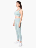 Seamless Sports Bra & High-Waist Leggings Set