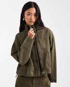 Relaxed Utility Wide-Leg Pants