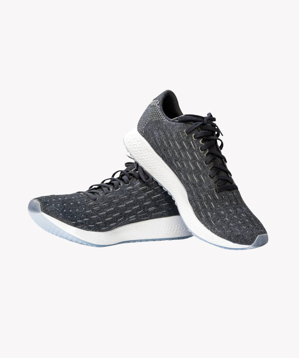 FlexRun Black Knit Trainers