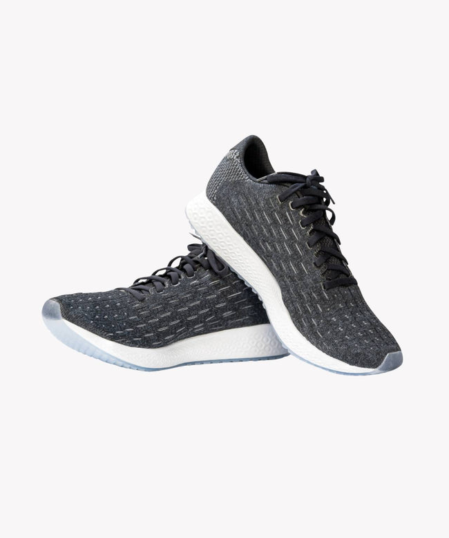 FlexRun Black Knit Trainers Main Image
