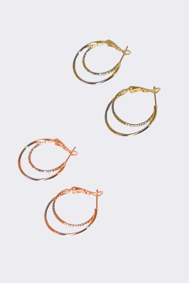 Elegant Gold-Plated Jewelry Set with Zircon Accents Main Image