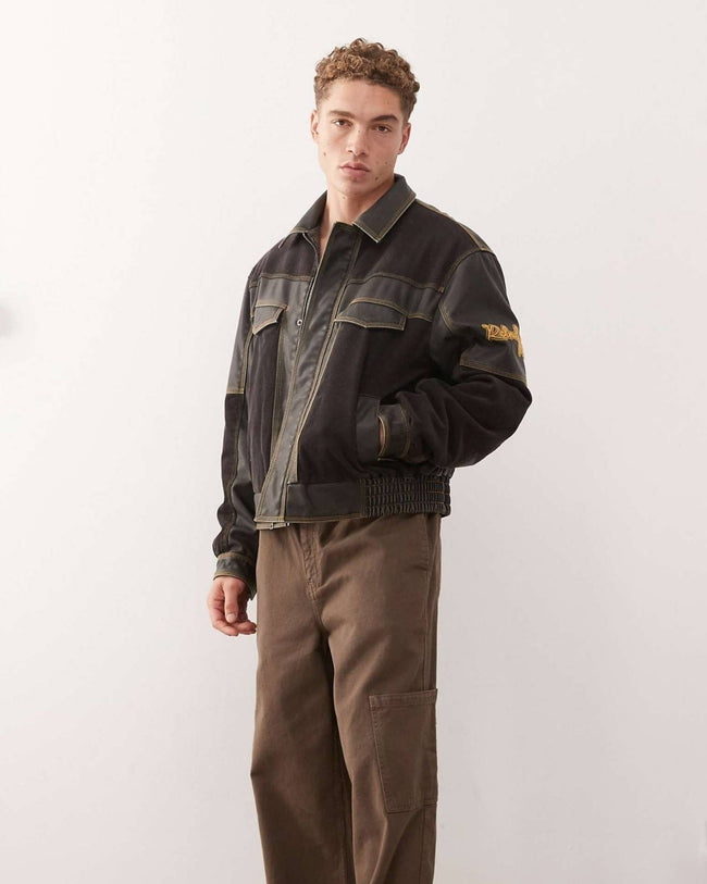 Contrast Stitch Utility Jacket Hover Image