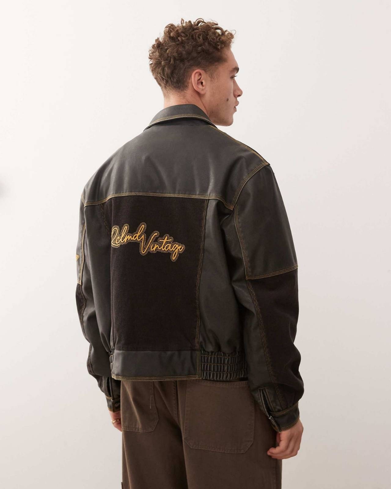 Contrast Stitch Utility Jacket