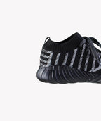 StrideFlex Knit Black Trainers