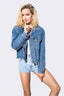 Classic Blue Cropped Denim Jacket