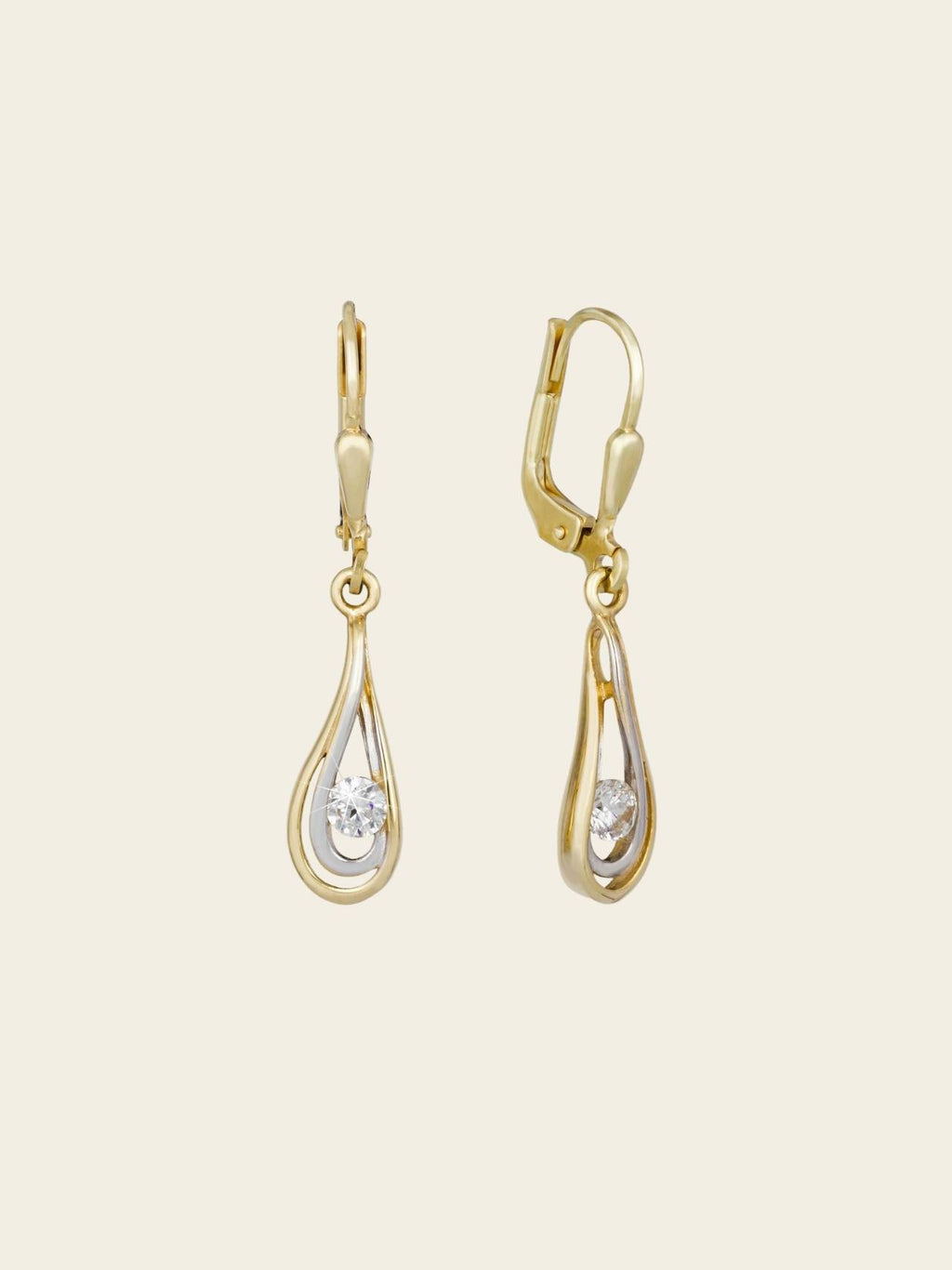 Radiant Geometry Drop Earrings