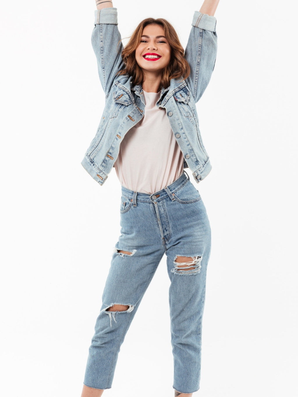 Classic Light Wash Denim Jacket