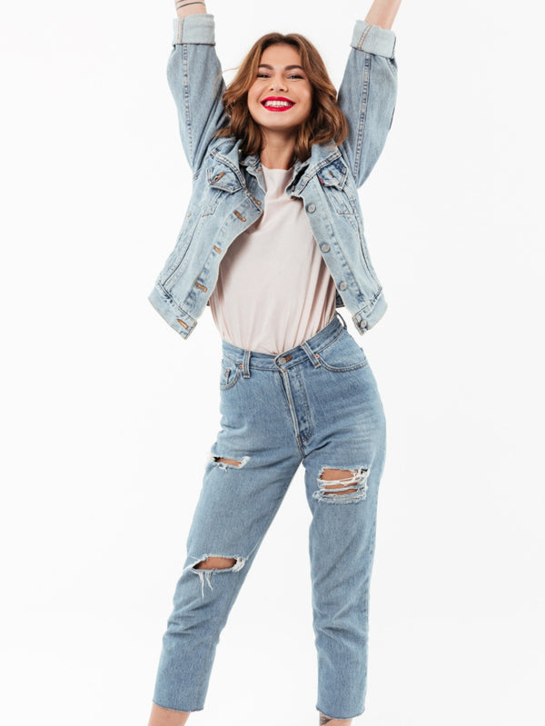 Classic Light Wash Denim Jacket