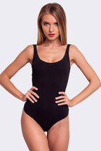 Bold Red Classic One-Piece Bodysuit