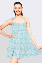 Blue Floral Summer Sundress