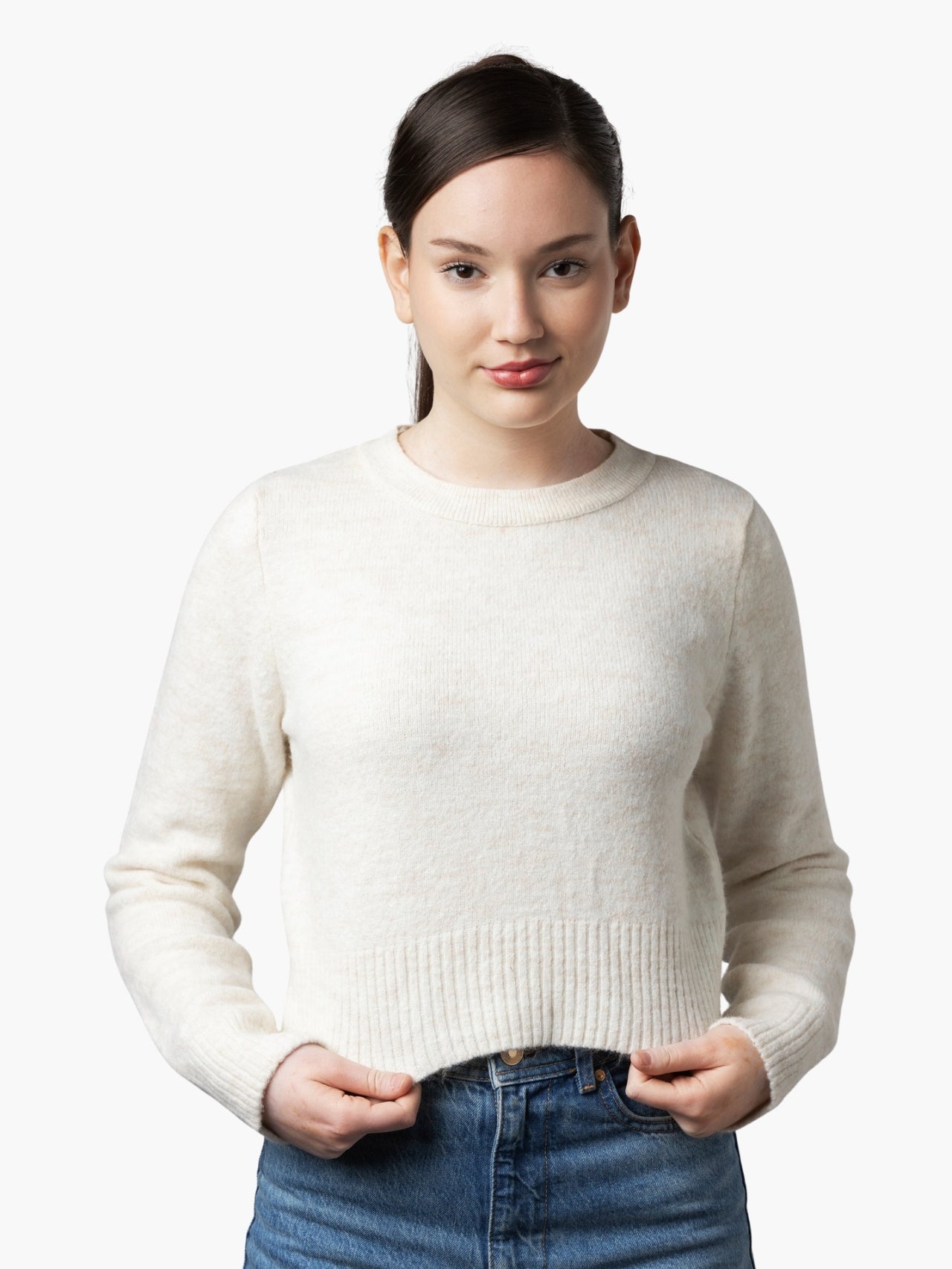 Cozy Cream Knit Sweater Secondary image