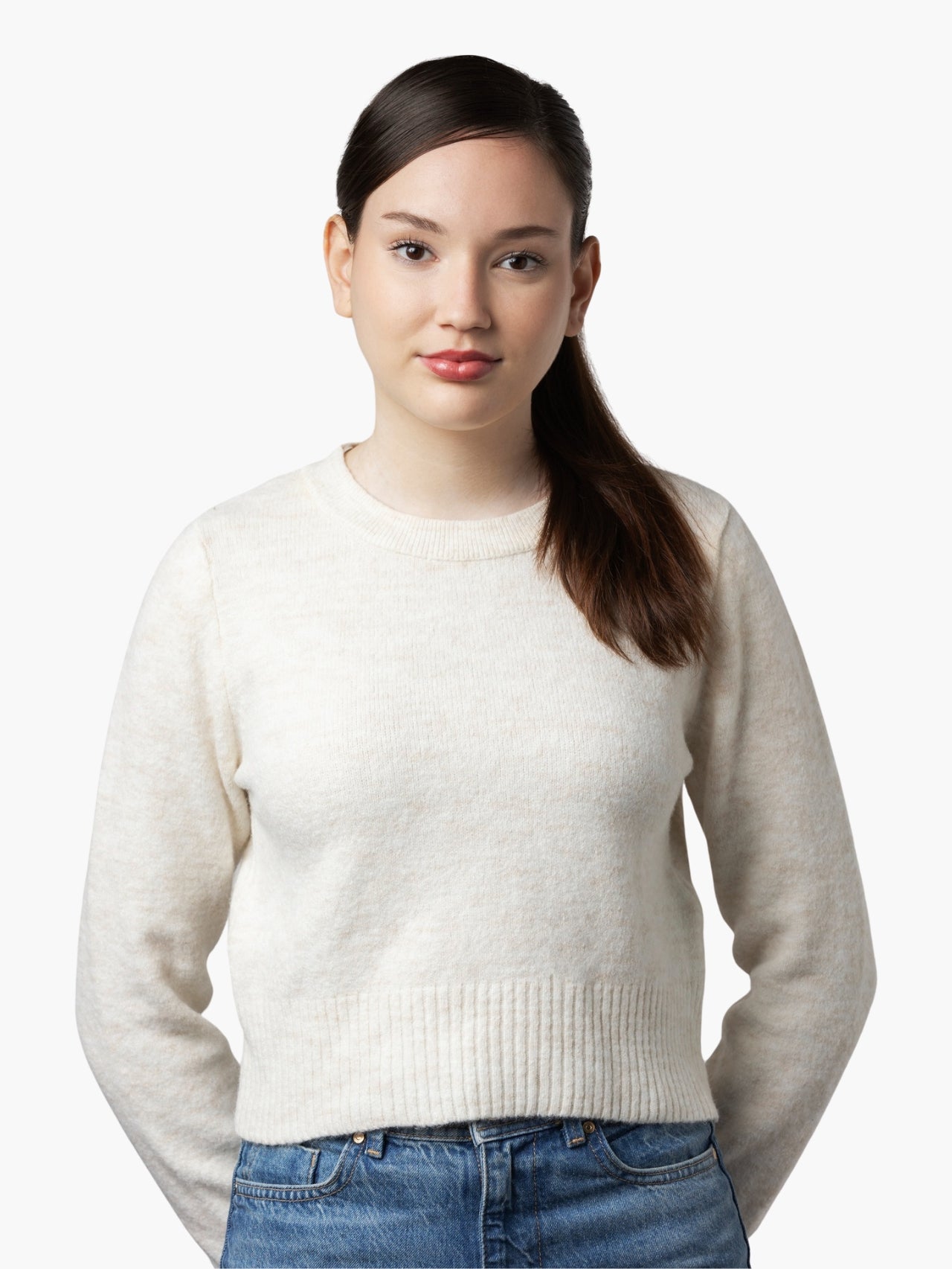Cozy Cream Knit Sweater