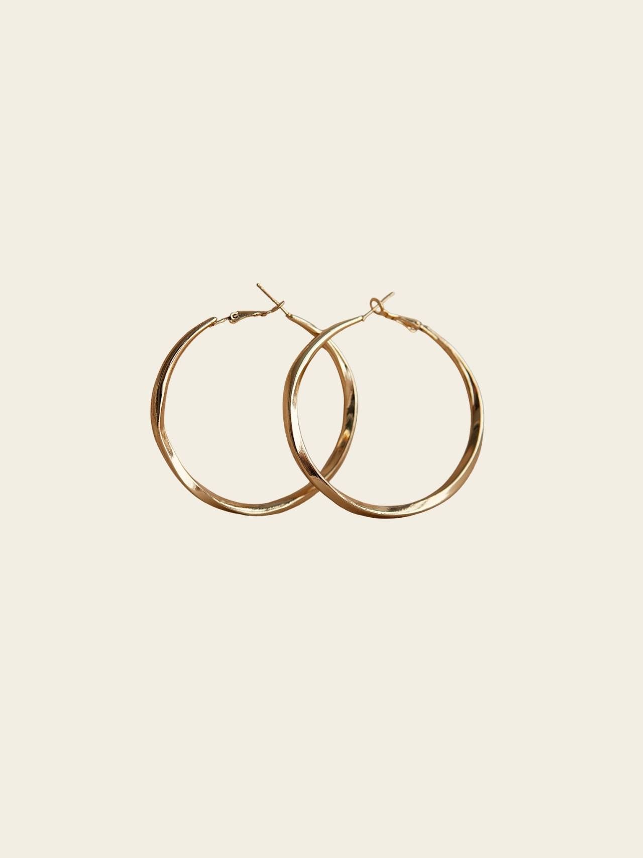 Classic Gold Hoop Earrings Main image