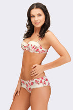 Floral Lace Bra & Panty Set