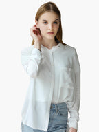 Light Blue Button-Up Women’s Shirt