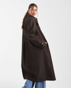 Long Wool Blend Coat
